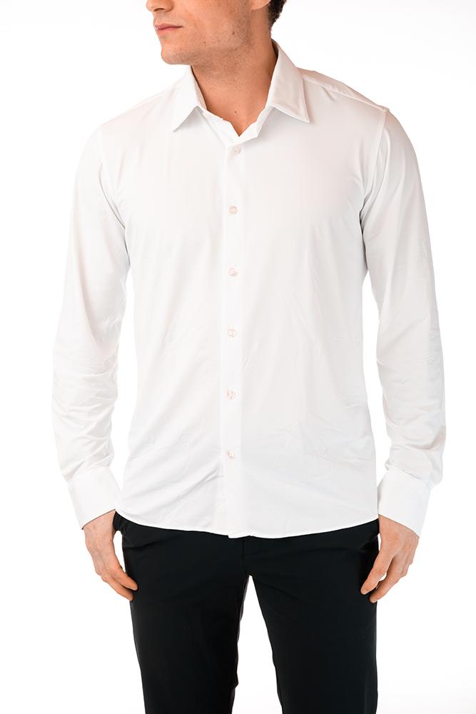 MAGLIA CAMICIA UOMO BIANCO 25251 09 RRD